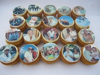 family photo cupcakes